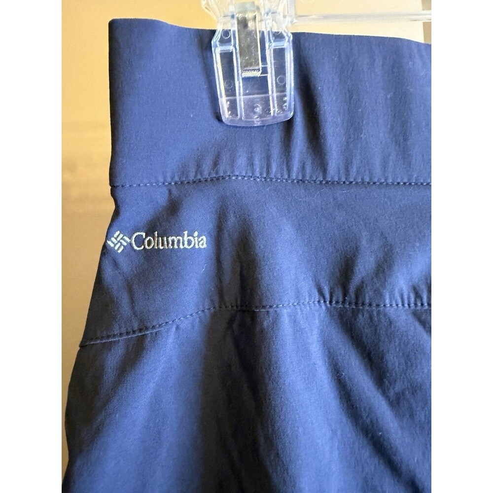 Women Columbia Omni Shield Navy Blue Cinch Side Golf Tennis Skort L - Picture 6 of 12